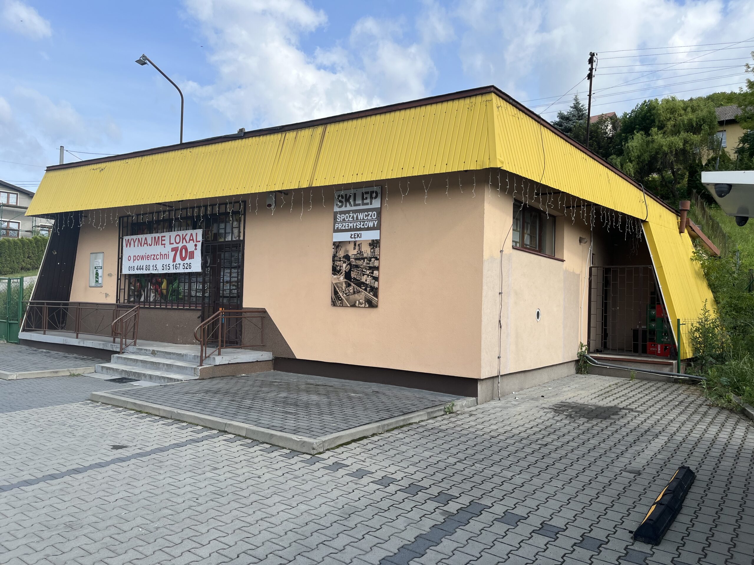 Do wynajęcia lokal handlowo-usługowy – 95 m2 – z własnym parkingiem